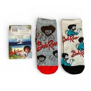 BOB ROSS Crew Socks Pair One Size Sockopath